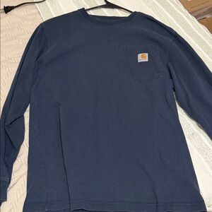 Carhartt Dark Blue Long Sleeve Tee